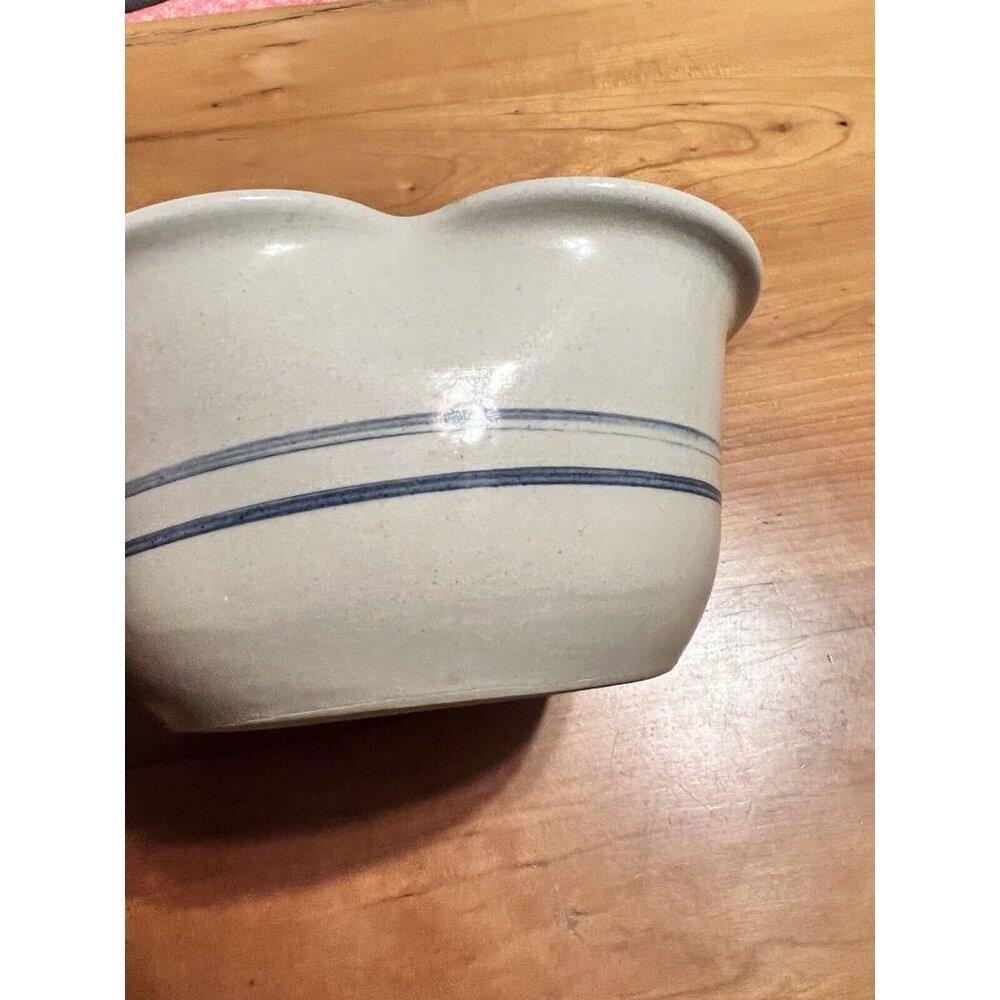 Vday Gift Marshall Pottery Texas Chamber Pot Heart Shape/ Planter PERFECT 8” Dia